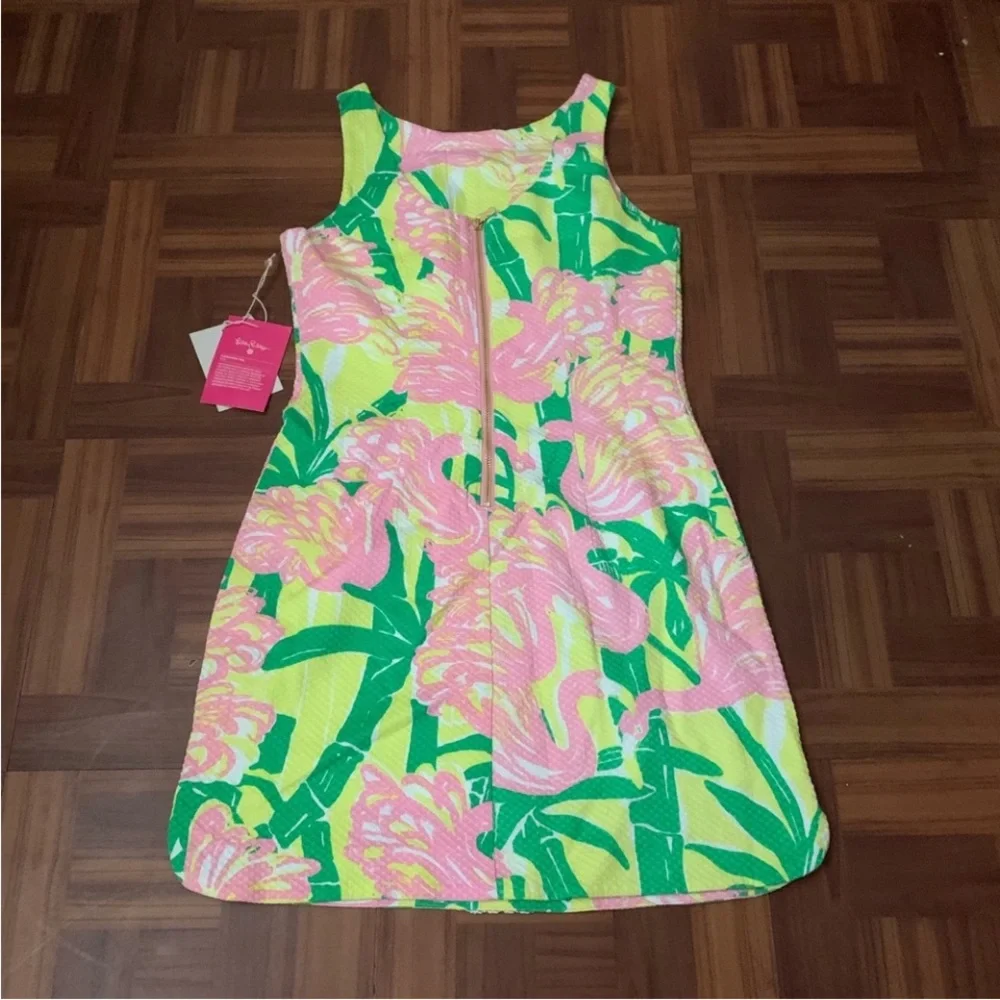 Lilly Pulitzer sleeveless fan dance shift dress - Picture 3 of 7